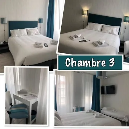 ホテル Hotel Le Crist Al, Front De Mer, Chambres Climatisees Et Son Studio Non Climatise, Proche Du Centre Ville 3*