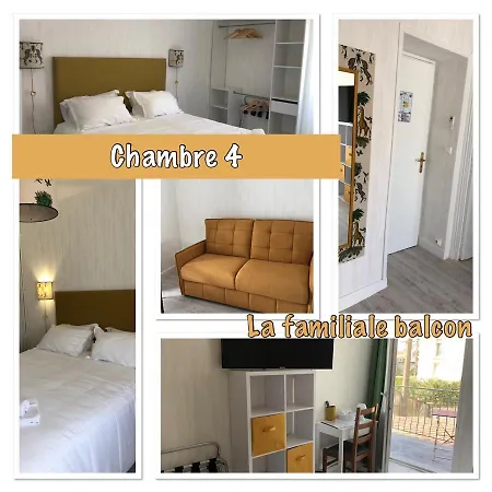 Hotel Le Crist Al, Front De Mer, Chambres Climatisees Et Son Studio Non Climatise, Proche Du Centre Ville ホテル 3*